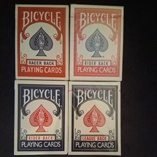 4 Decks Bycicle Casino Poker Karten OVP Original