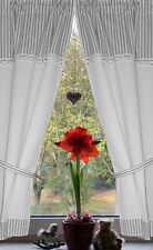 Landhaus Gardine Set 2St weiß