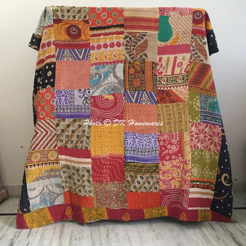 Vintage patchwork kantha - vintage,