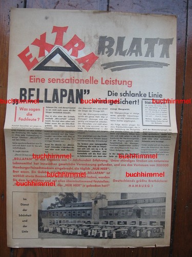 Großes faltblatt werbung - großes,