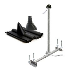 Dachsparrenmasthalter SAT Mast