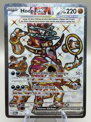 Pokemon karte hoopa par - karte, ex
