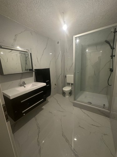 Marmor pvc weiß - marmor, grau