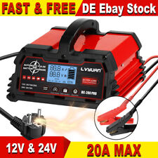 Auto Intelligente Batterieladegerät 12/24V KFZ LKW Batterie Ladegerät 20A