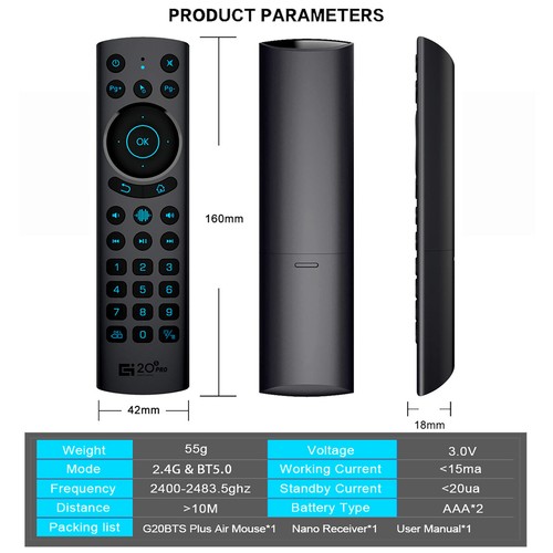 G20s pro voice air remote - pro,