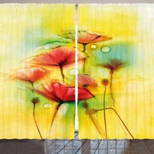 Blume Rustikale Gardine Mohnblumen Blumen Blüten