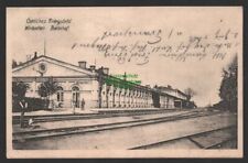 149116 AK Virbalis Wirballen Bahnhof1915 Feldpost Östliches Kriegsbild Ostpr.