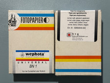 400 Blatt (Orwo) Wephota Fotopapier BN 1 Universal 7,4 x 10,5 cm glänzend
