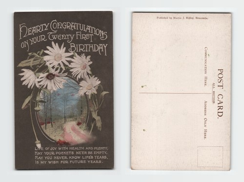 Postkarte geburtstagsgrüße - postkarte,