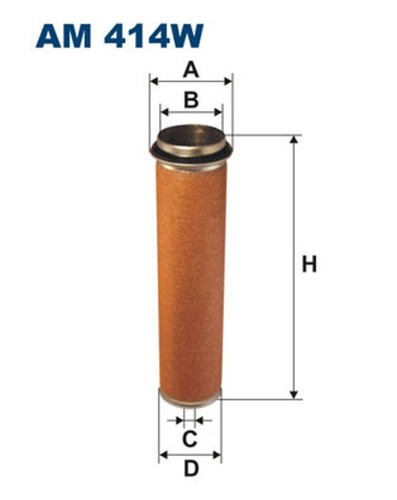 Sekundärluftfilter filtron - sekundärluftfilter, am