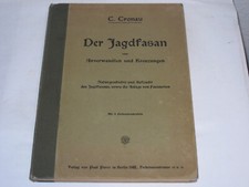 Cronau, Curt:Der Jagdfasan