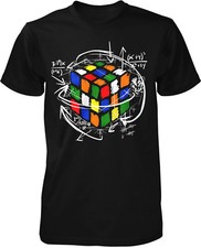 Rubik Cube T-Shirt Zauber Kult Retro Oldschool Würfel Fun Sheldon Nerd 90's 90er
