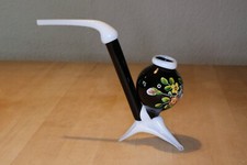 Schnapspfeife Likörpfeife Weinpfeife von Hand bemalt *** aus dem Zwieseler Raum