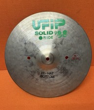 Vintage 14“ Ufip Hihat Bottom Cymbal Earcreated Cymbals