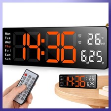 Digital LED Wanduhr mit Datum