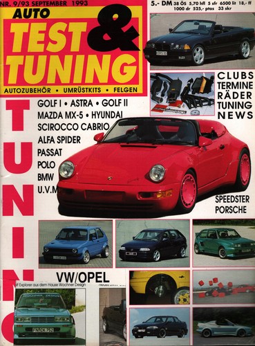 Zeitschrift auto test und - auto,