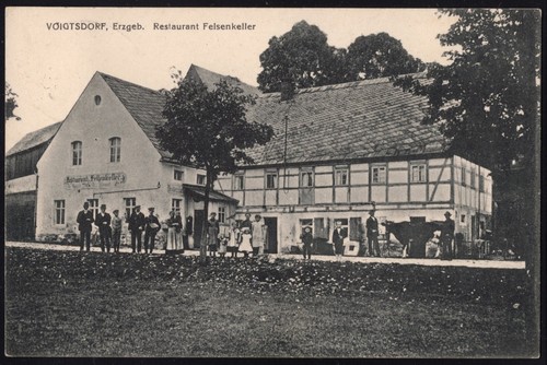 1923 ansichtskarte voigtsdorf - ansichtskarte,