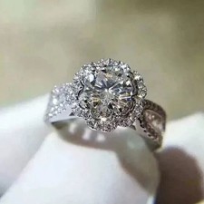 3,00 Kt Rund Diamant Art Deco