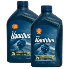 2x1 L  SHELL NAUTILUS PREMIUM TC-W3 ZWEITAKTMISCHÖL BOOTSMOTORENÖL 2T ÖL 2 TAKT