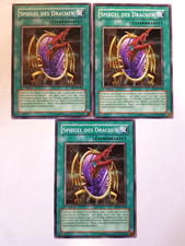 3x Spiegel Des Drachen CRV-DE040 Common 1 Auflage YU-GI-OH Karten Playset