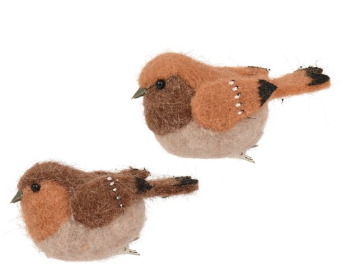 Christbaumschmuck vogel aus - 2x,