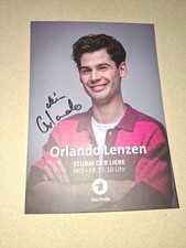 Autogrammkarte Orlando Lenzen