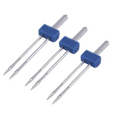 3 Doppel Doppelnadel Größe 2,0/90, 3,0/90, 4,0/90 Nähmaschinennadeln (383)