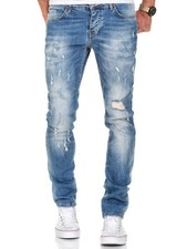Herren strech destroyed - strech, slim