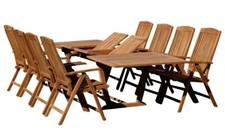 TEAK SET: Gartengarnitur Tisch