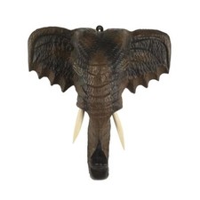 Elefantenkopf Wanddeko Elefant