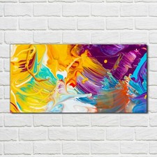 Acrylglasbild Wandbild Plexiglas 100x50 Abstrakte Kunst Bunt