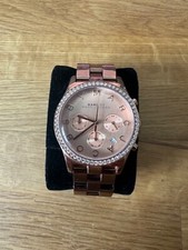 Marc Jacobs Damen-Chronograph MBM3118 - Roségold. - Batteriewechsel nötig