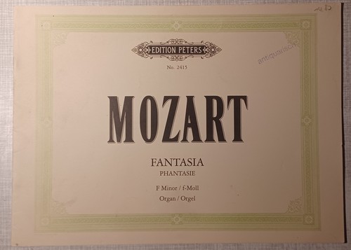 Mozart fantasia phantasie - mozart,