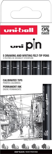 Uni ball fineliner pin - pin, asp009
