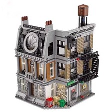 *** Klemmbausteine Bausatz mit LED Beleuchtung ähnlich zu 76108 von Lego Neu!***