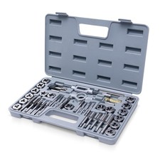 40 tlg Gewindeschneidsatz Gewindeschneider Kluppen Gewinde Lehre Set Satz M3-M12