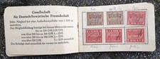 Mitgliedsbuch Gesellschaft für Deutsch-Sowjetische Freundschaft 1950- 1952