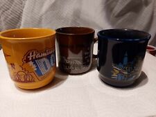 3 Weihnachtsmarkttassen aus Hamburg, Vitrinenstücke, guter Zustand