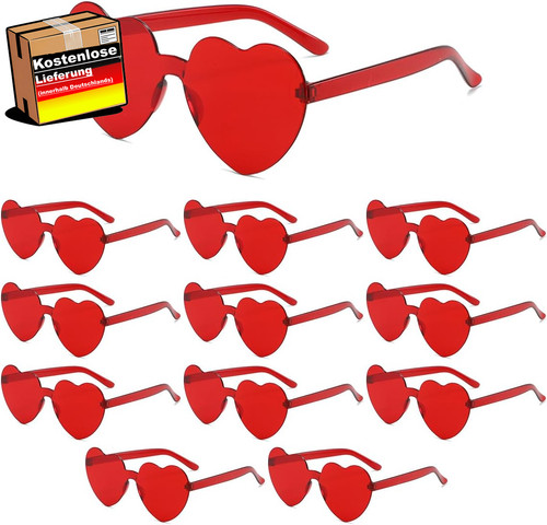 Herz sonnenbrillen set - sonnenbrillen,