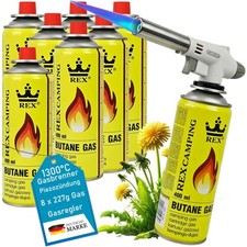 Gasbrenner Aufsatz + 8 Gas