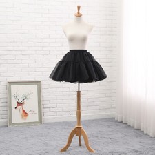 Petticoat Tüllrock Rockabilly Reifrock f Brautkleid Tutu Tanz Ballett Rock R12