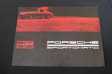 1968 Porsche 911 911T 911E sportomatic Getriebe früher Elfer Prospekt Brochure