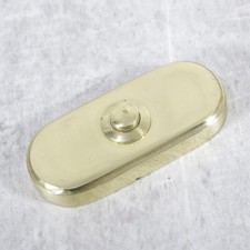 Klingeltaster  Messingfarben Klingel Klingelknopf Schalter Taster Metall