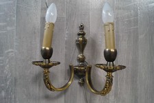 Wandlampe zweiflammig Messing