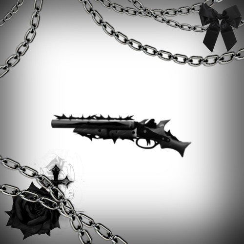 Gothic double barrel hood - gothic,