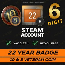 6 DIGIT | Steam Account - 22