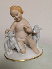 Porzellan Figur Engel Putto