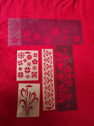 Wand textilien schablonen set - wand/textilien, schablonen-set