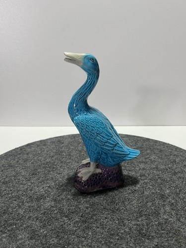 Blaue ente porzellan keramik - blaue,