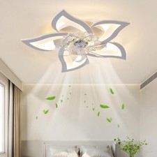 Led Deckenventilator Mit Beleuchtung Fernbedienung,Modern Leise Fan Deckenlampe